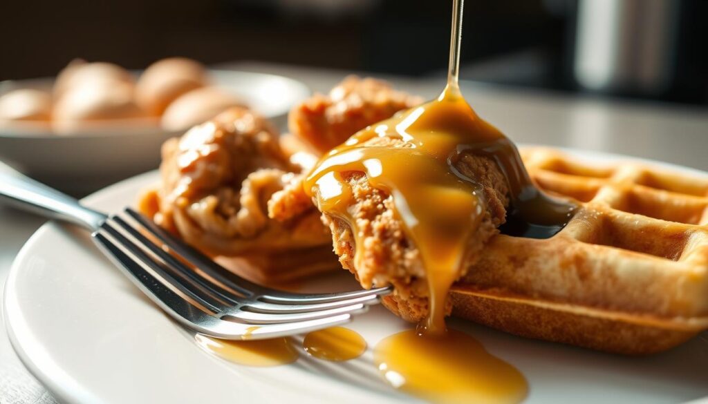 flavor profile of chicken and waffles