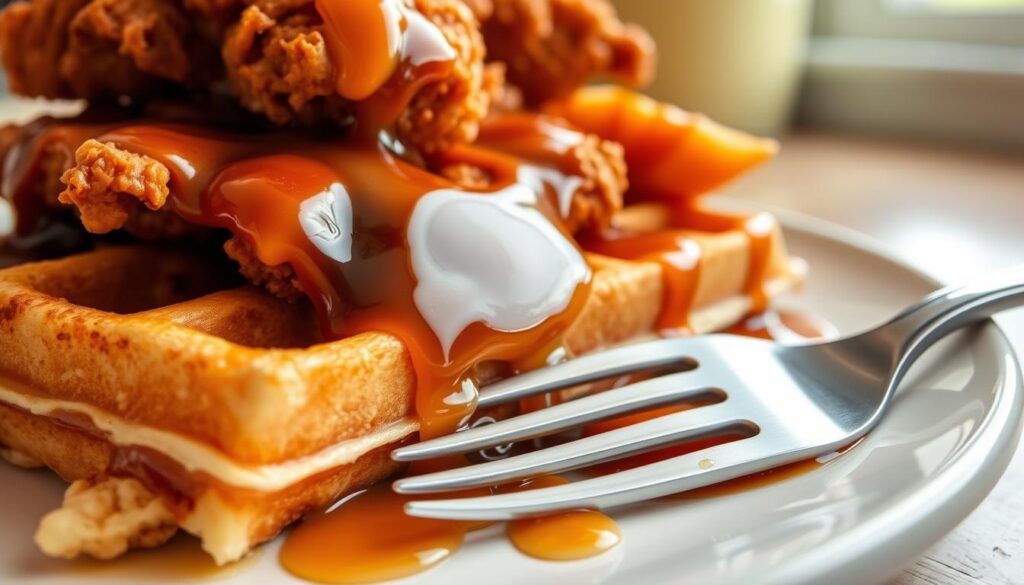 syrup variations for chicken and waffles